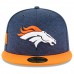 Men's Denver Broncos New Era Navy/Orange 2018 NFL Sideline Home Official 59FIFTY Fitted Hat 3058361